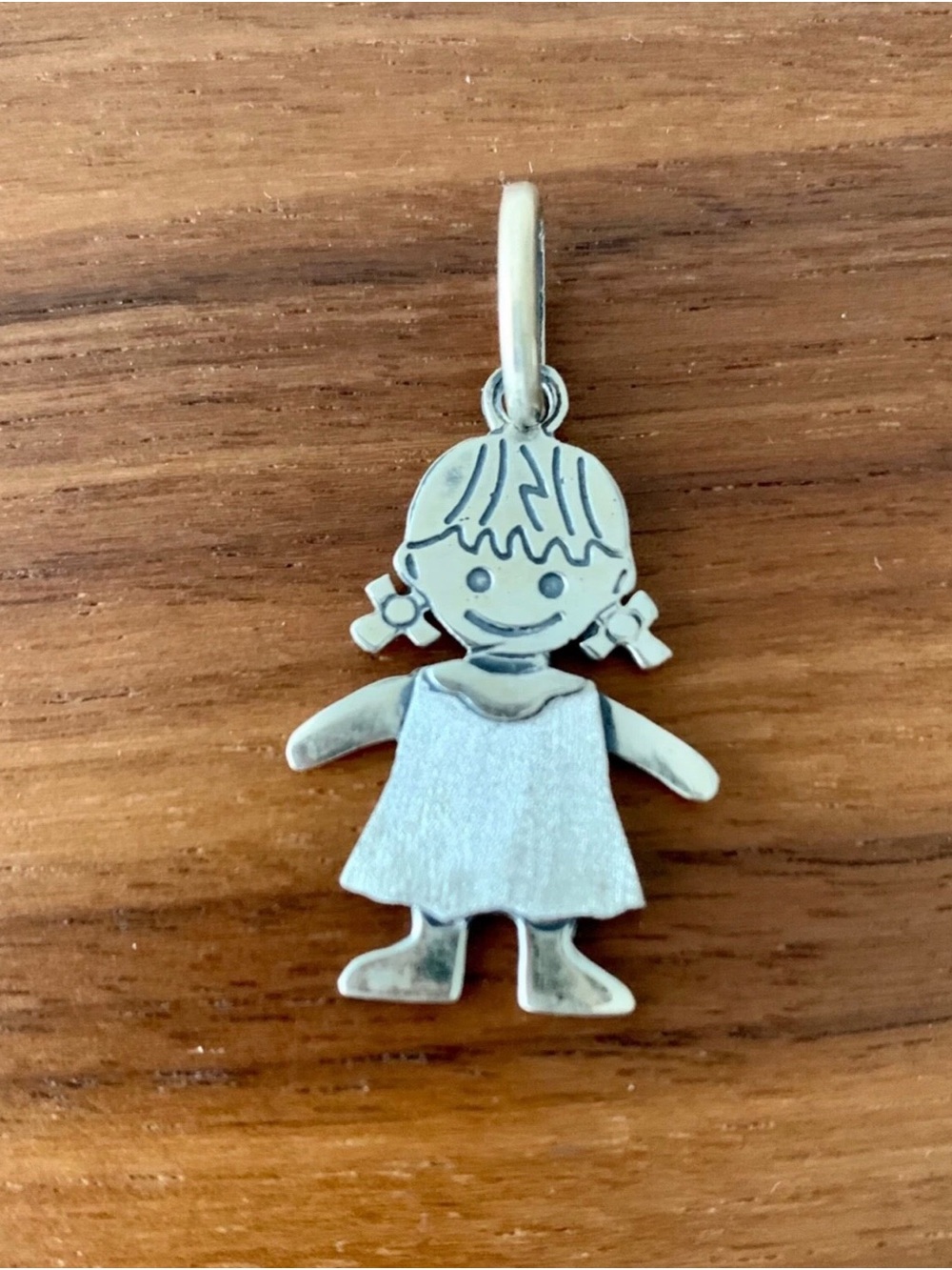 Silver 925 Girl Charm Pendant